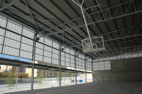 pabellón de metal fabricante|Construcción de Pabellones Deportivos .